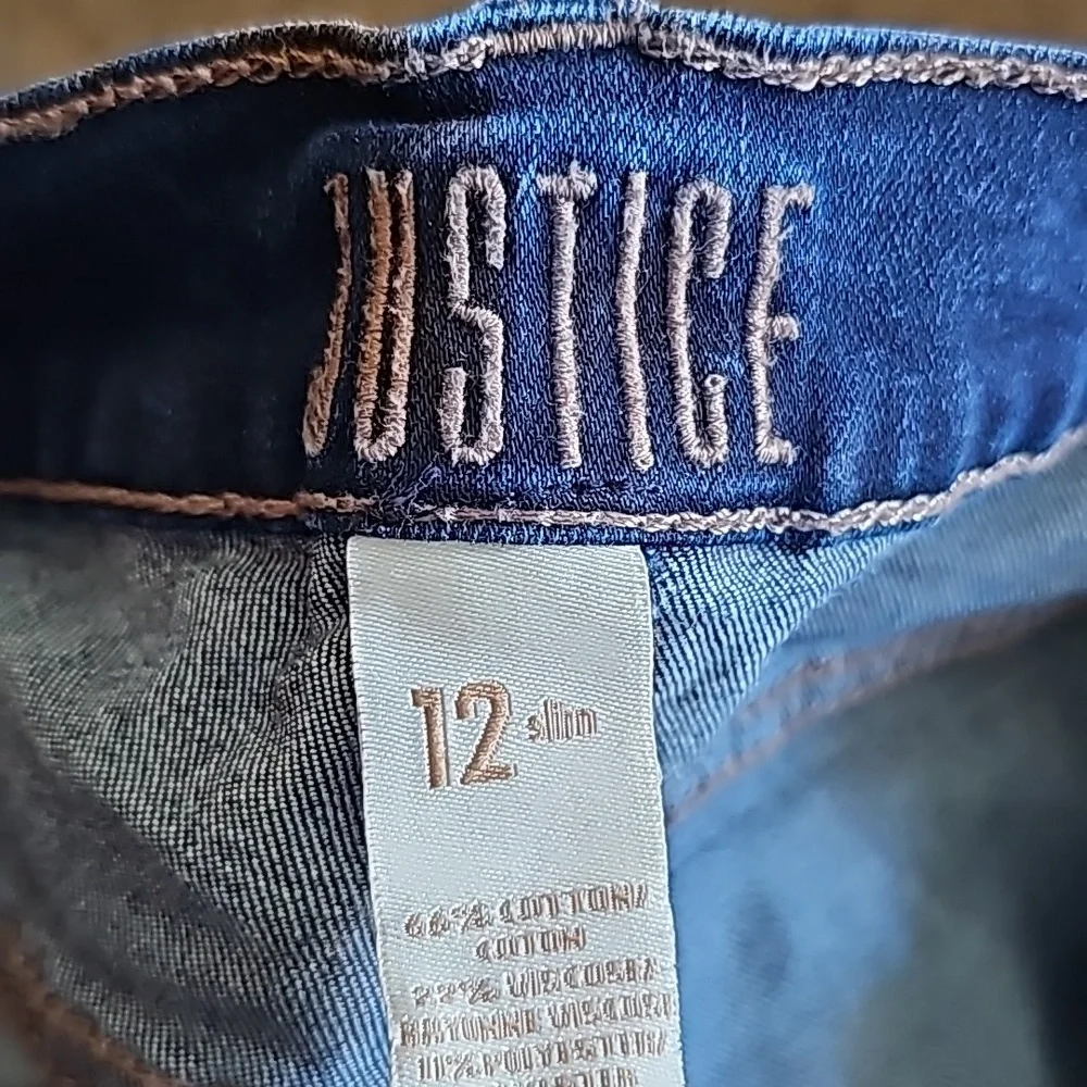 Justice Jean Shorts Size 12 Slim